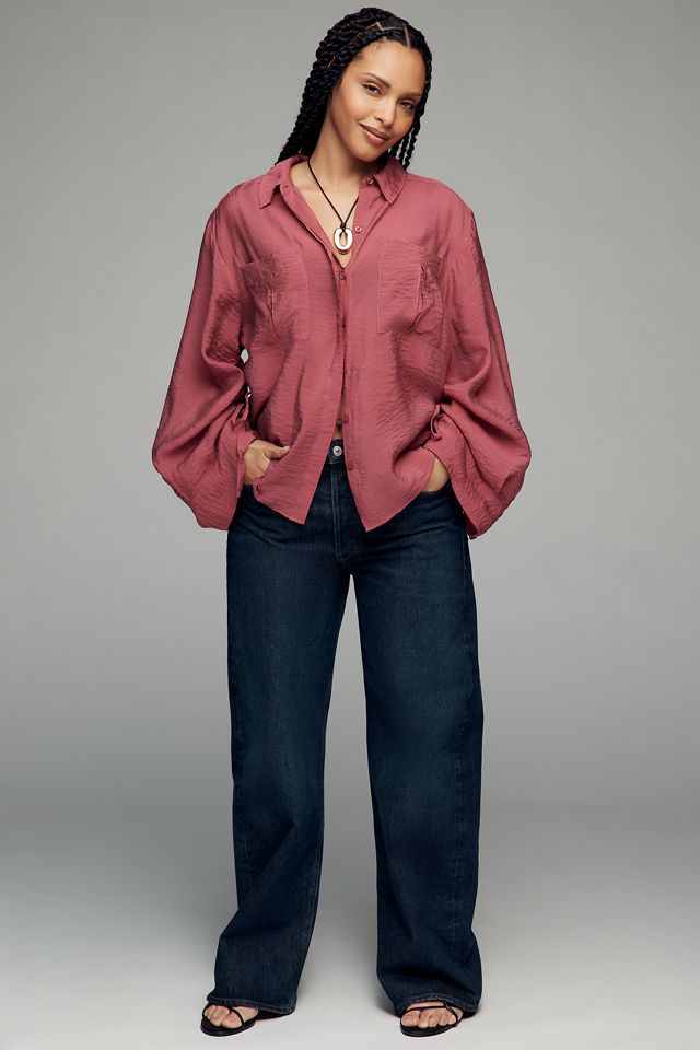 Camicia Trasparente con Maniche Arricciate By Anthropologie #7
