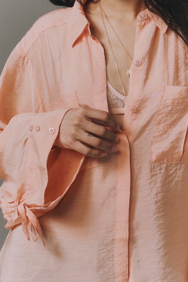 By Anthropologie Wide-Sleeve Buttondown Top #3