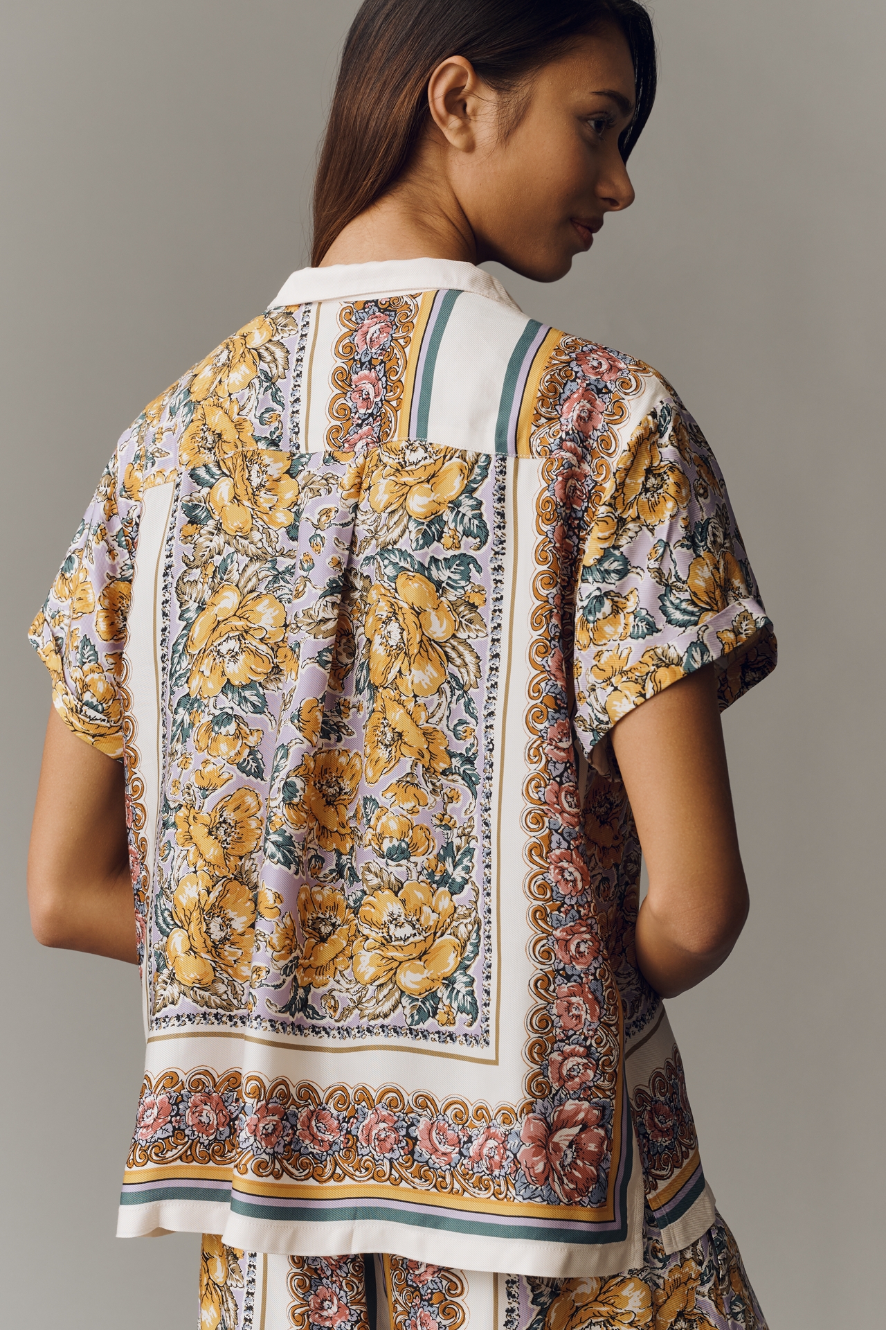 The Brenna Short-Sleeve Buttondown Shirt