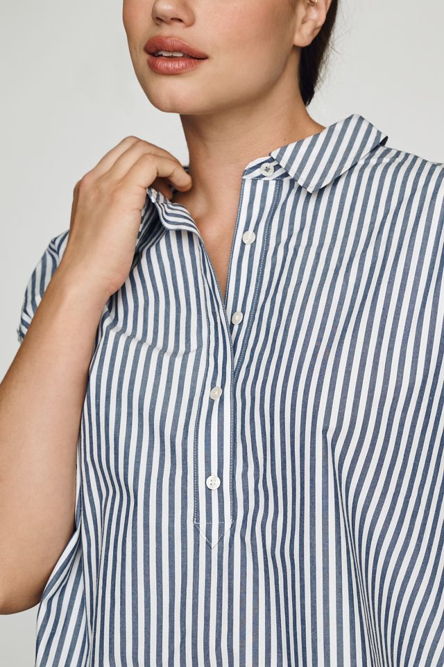 Maeve 100% Cotton Sleeveless Buttondown Shirt #6
