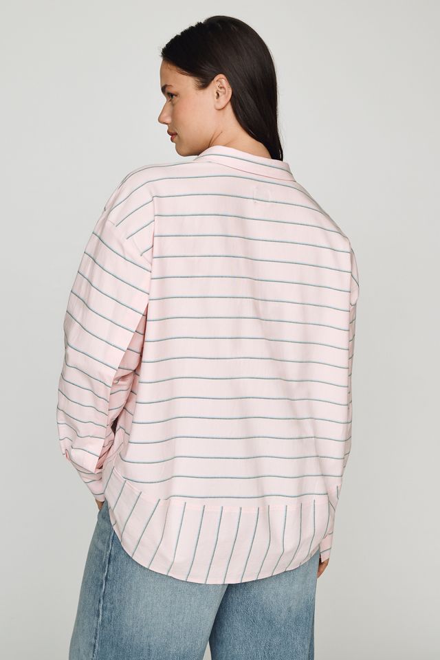 Maeve Oversized Cocoon Buttondown Shirt #6