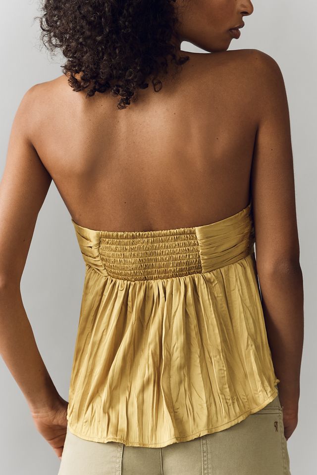 Mariana Tie-Front Strapless Top #1