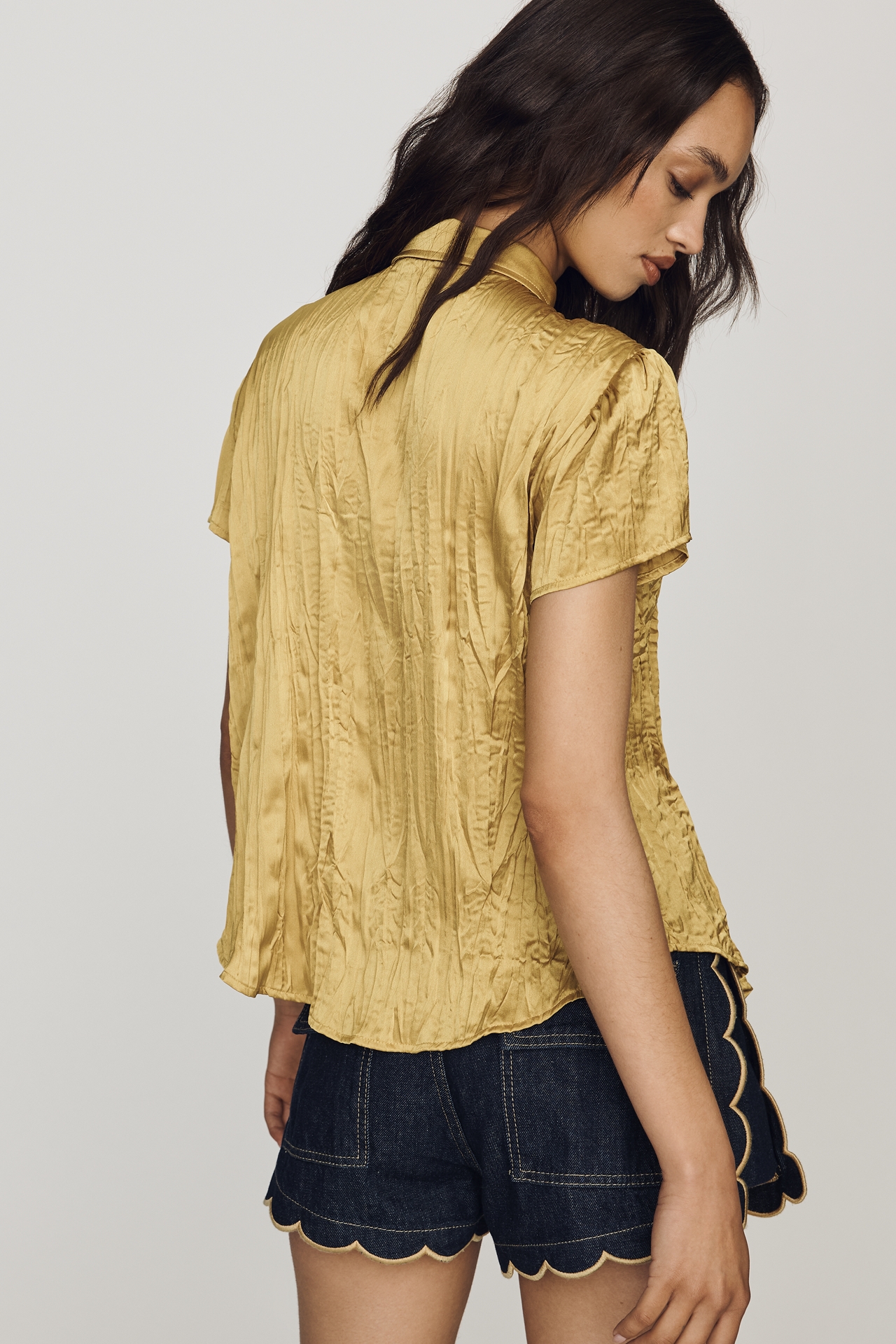 By Anthropologie Silken Slim Buttondown Shirt