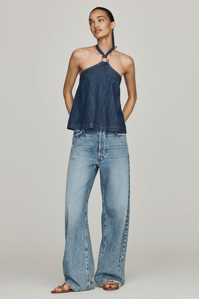 Pilcro Denim Halter Top #2