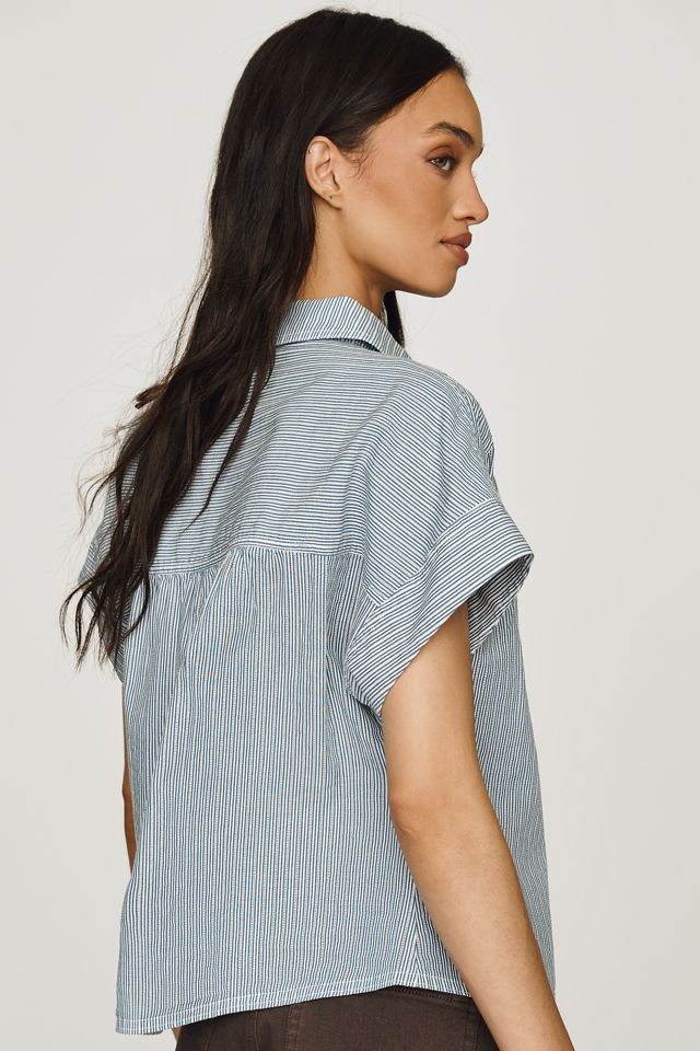 Pilcro Ruffle-Front Shirt  #3