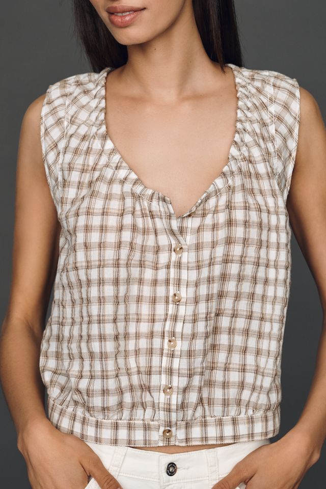 Pilcro Sleeveless Bubble Top #3