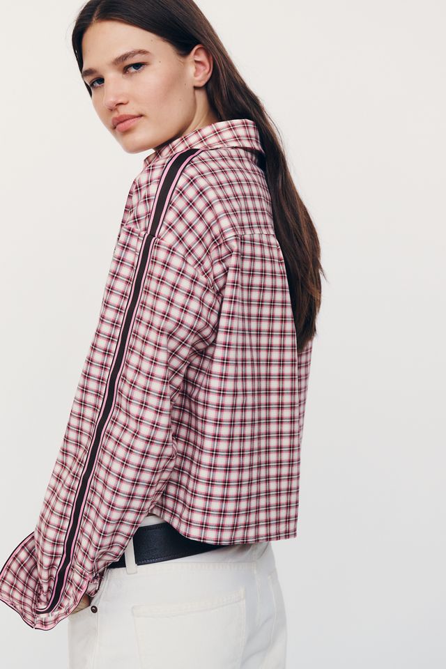 Maeve Cropped Buttondown Shirt #2