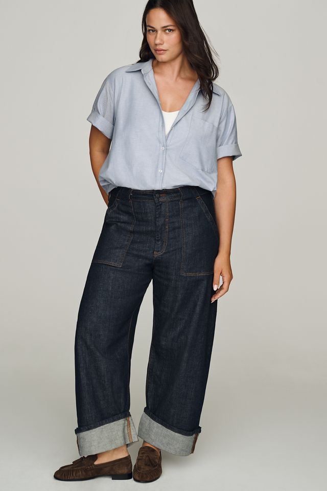 Maeve Short-Sleeve Yoke Shirt #6