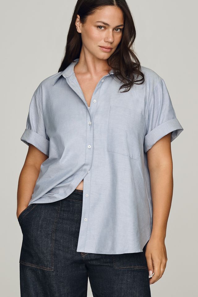 Maeve Short-Sleeve Yoke Shirt #4