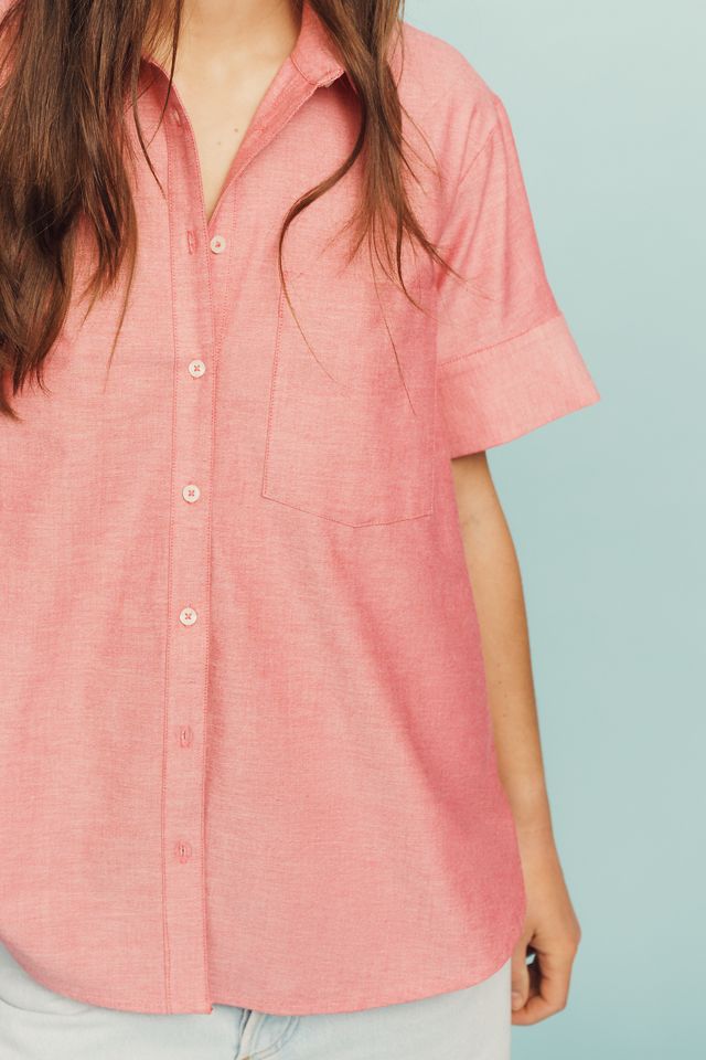Maeve Short-Sleeve Yoke Shirt #2