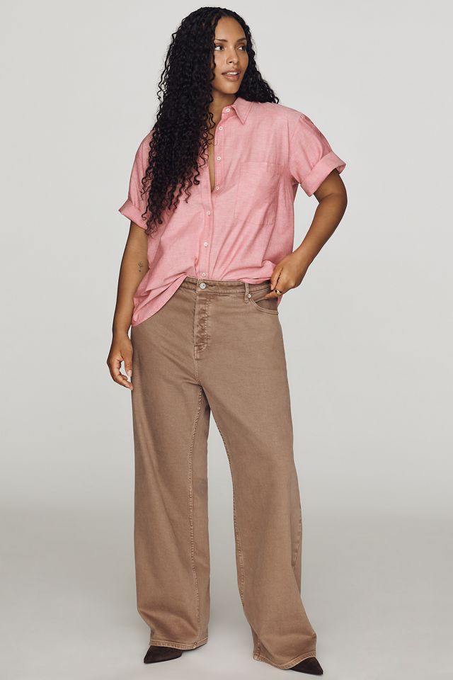 Maeve Short-Sleeve Yoke Shirt #7
