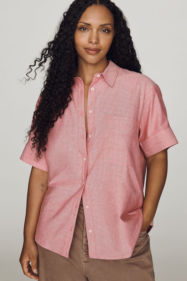 Maeve Short-Sleeve Yoke Shirt #4