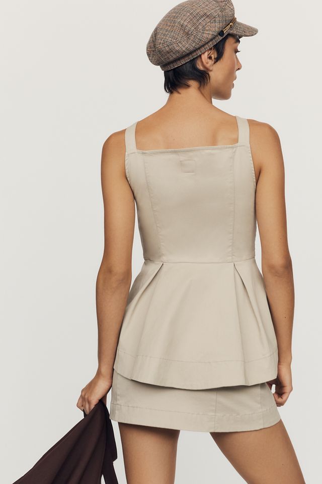 Maeve Tailored Peplum Top #1