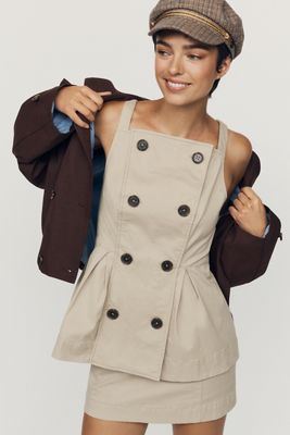 Maeve Tailored Peplum Top