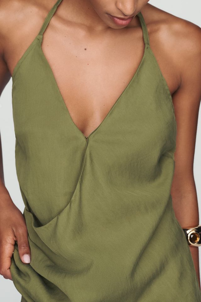 By Anthropologie Bias Wrap Halter Top #3