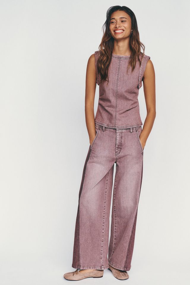 Pilcro Kendall Denim Sleeveless Top #1