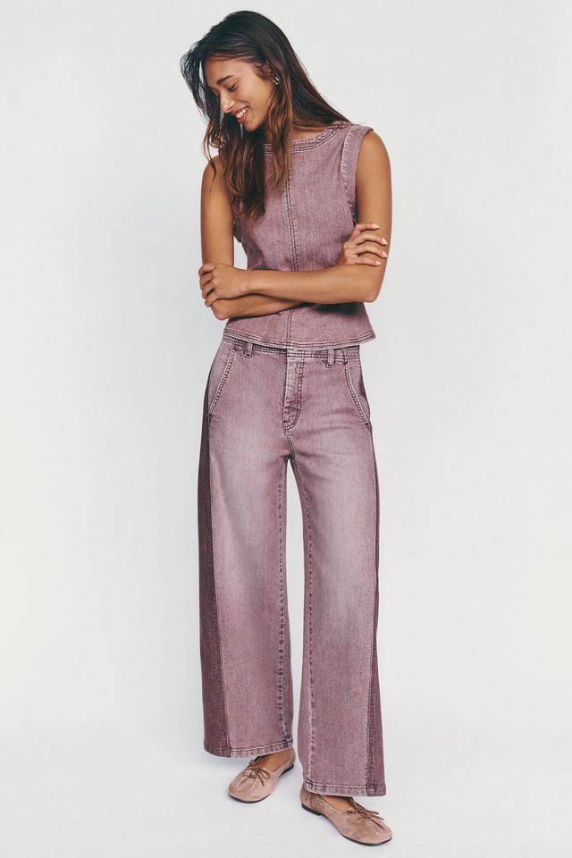 Pilcro Kendall Denim Sleeveless Top #3