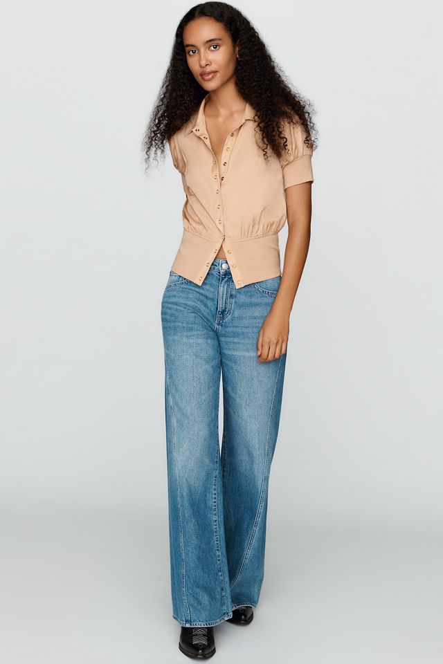 By Anthropologie Puff-Sleeve Blouse #2