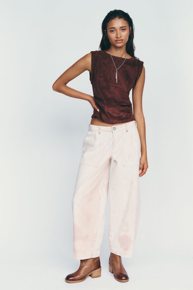 Pilcro Kendall Faux-Suede Sleeveless Top #3