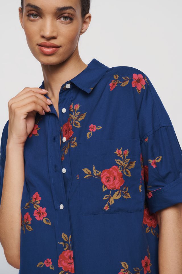 Maeve Mabel 100% Cotton Buttondown Shirt #1