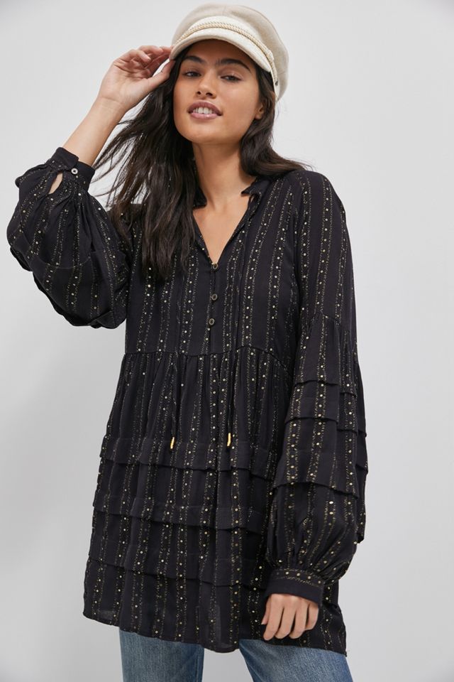Quinn Sequinned Tunic Blouse #1
