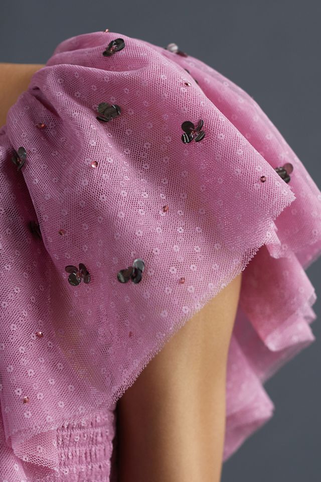 Maeve Ruffled Tulle Blouse #1