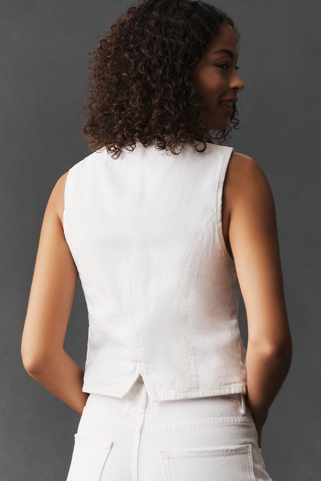 Pistola Vero Crop Denim Vest #1