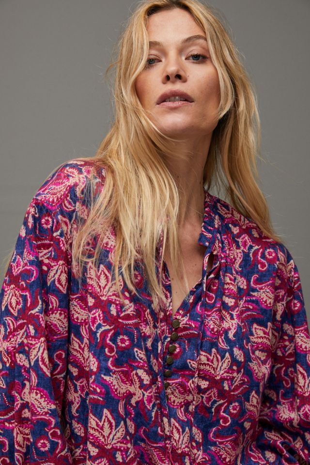 Pilcro Lucille Peasant Blouse #2