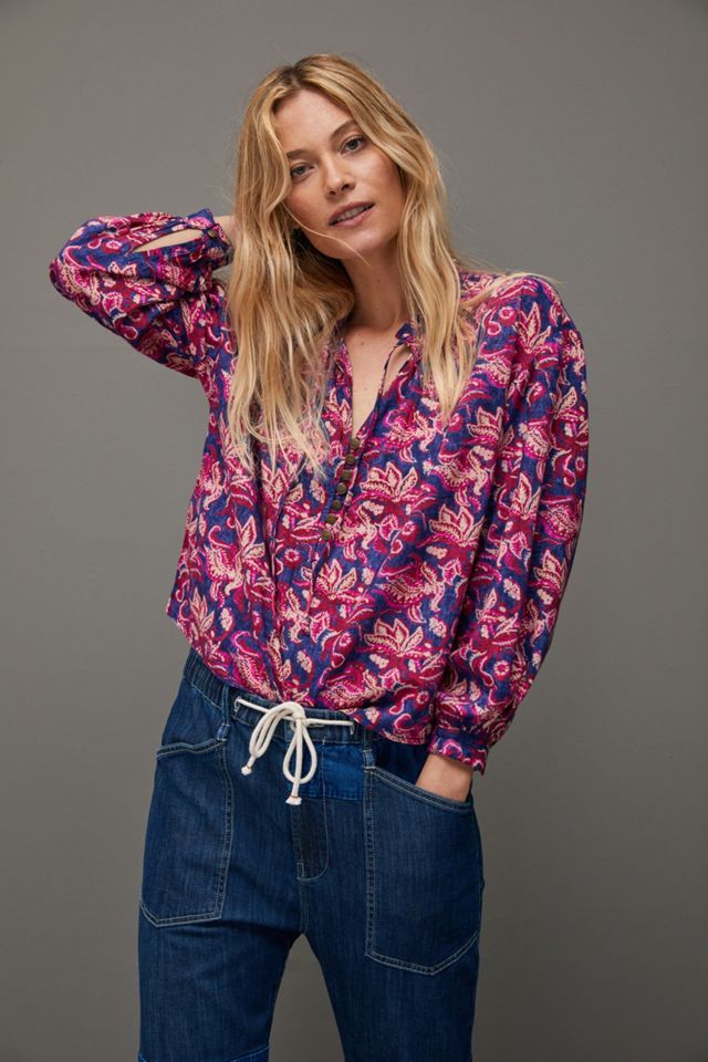 Pilcro Lucille Peasant Blouse #3