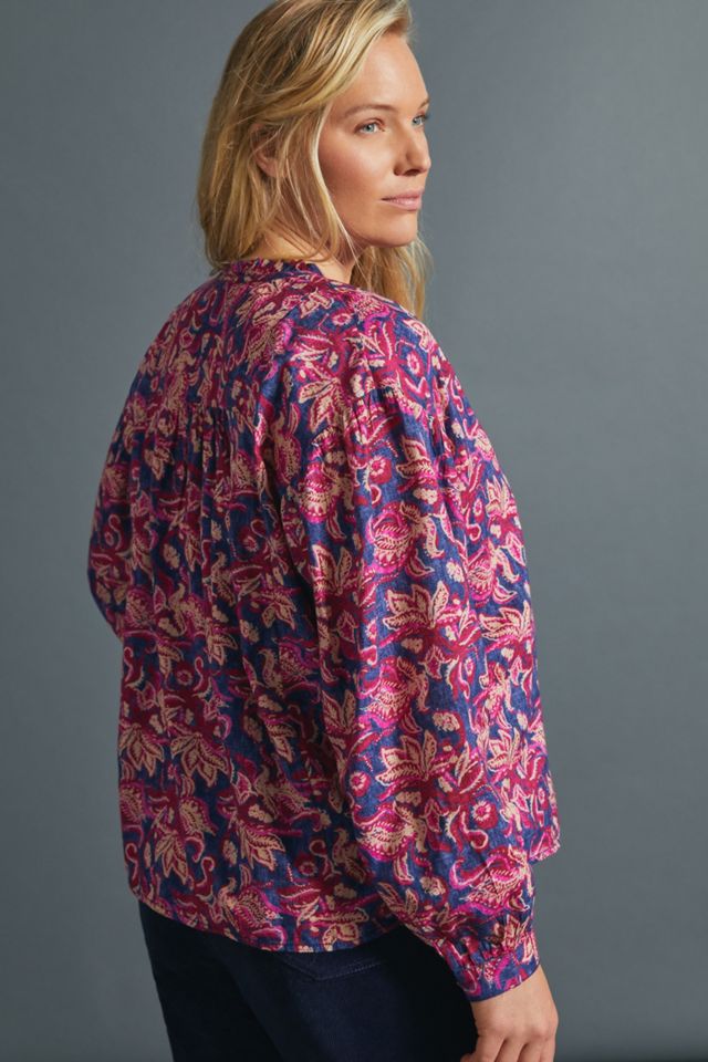 Pilcro Lucille Peasant Blouse #7