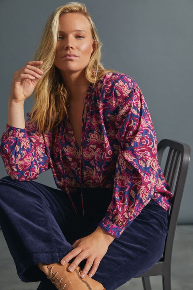 Pilcro Lucille Peasant Blouse #4