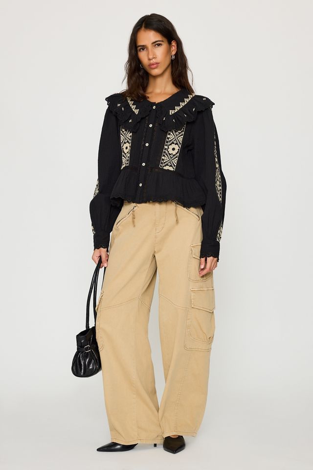Camicetta Ricamata a Maniche Lunghe By Anthropologie #1