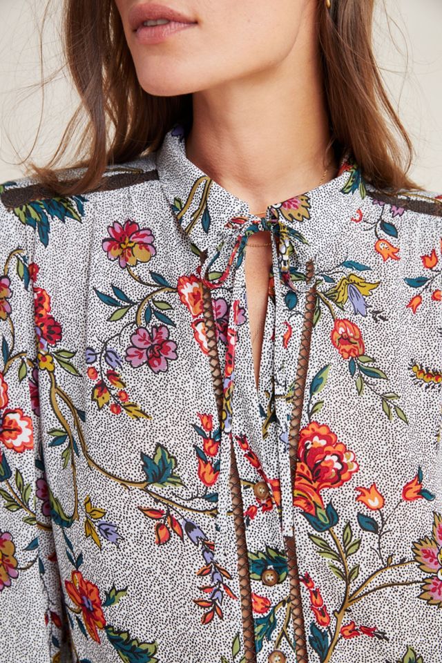 Maeve Janie Flounced Peasant Blouse #2