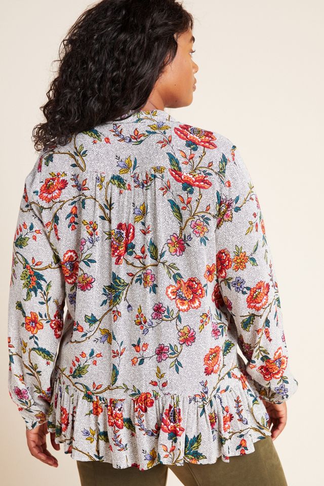 Maeve Janie Flounced Peasant Blouse #5
