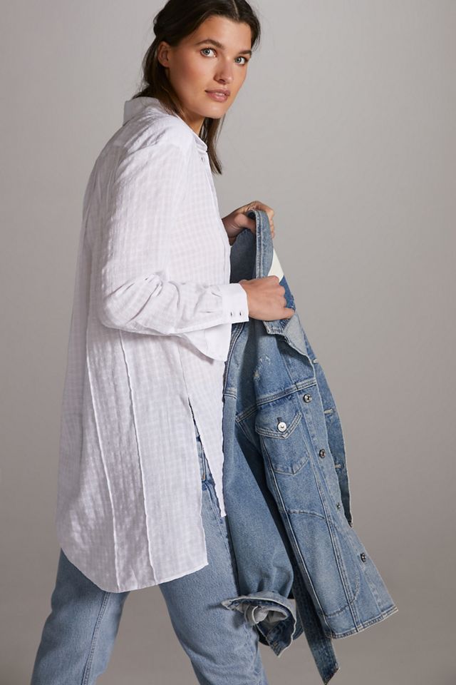 Textured Tunic Buttondown #1