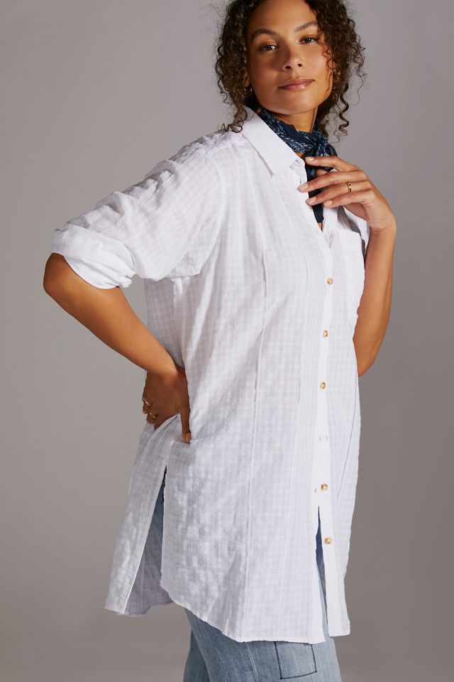 Textured Tunic Buttondown #8