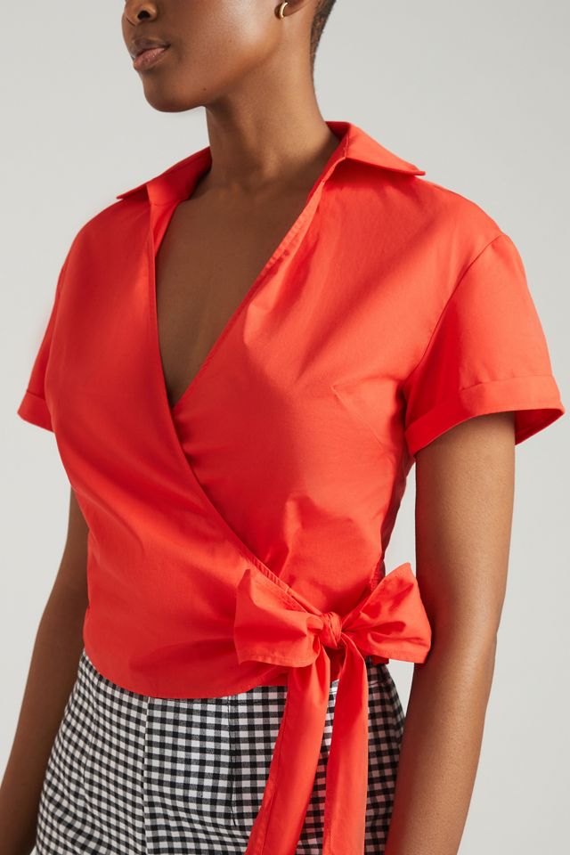 Maeve Wrap Shirt #1