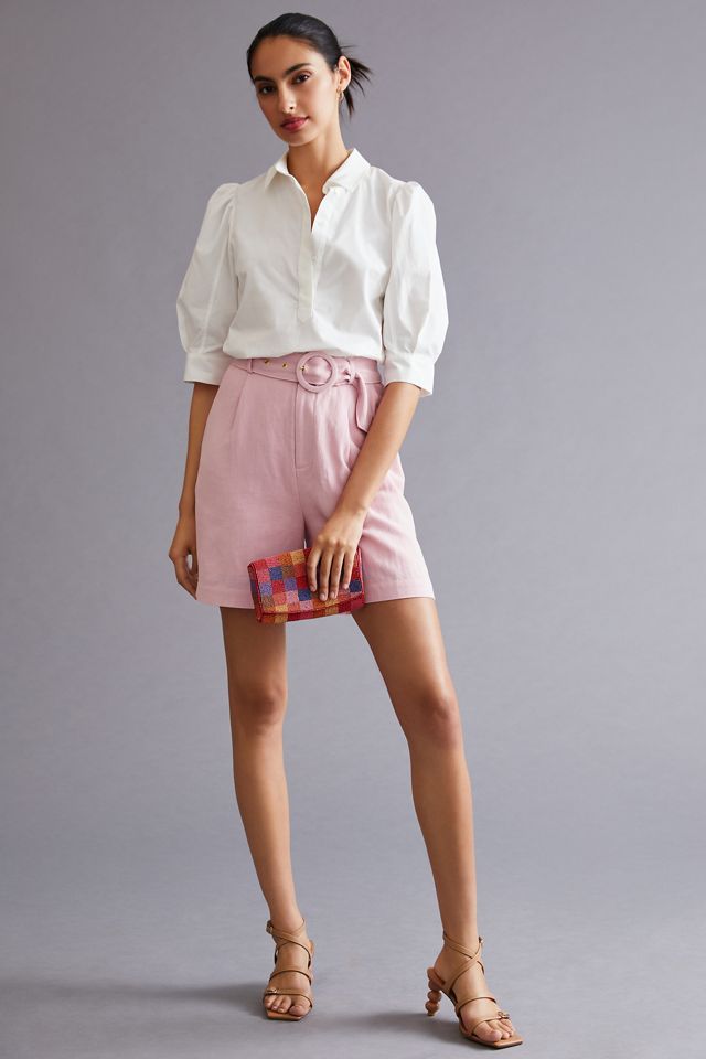 Maeve Poplin Henley Shirt #4