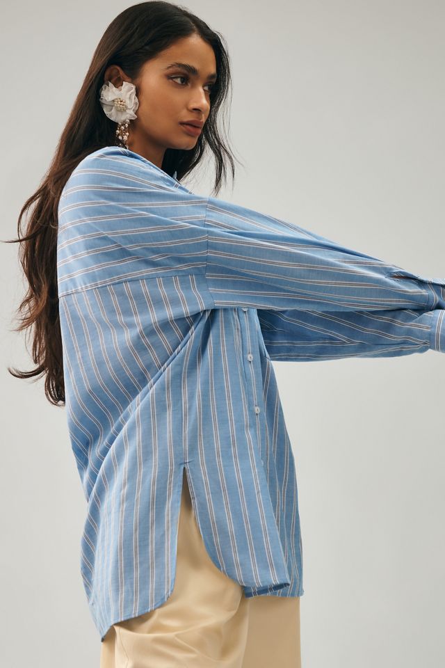 Pilcro Striped Boyfriend Buttondown #2