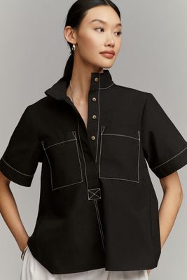 Jeannie Popover Swing Top by Maeve
