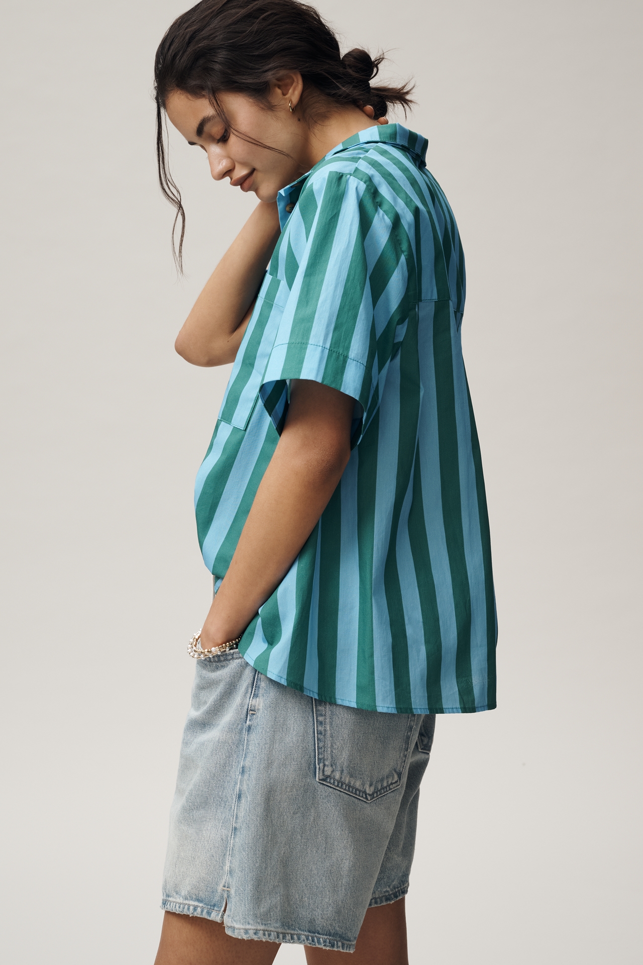 Jeannie Popover Swing Top by Maeve