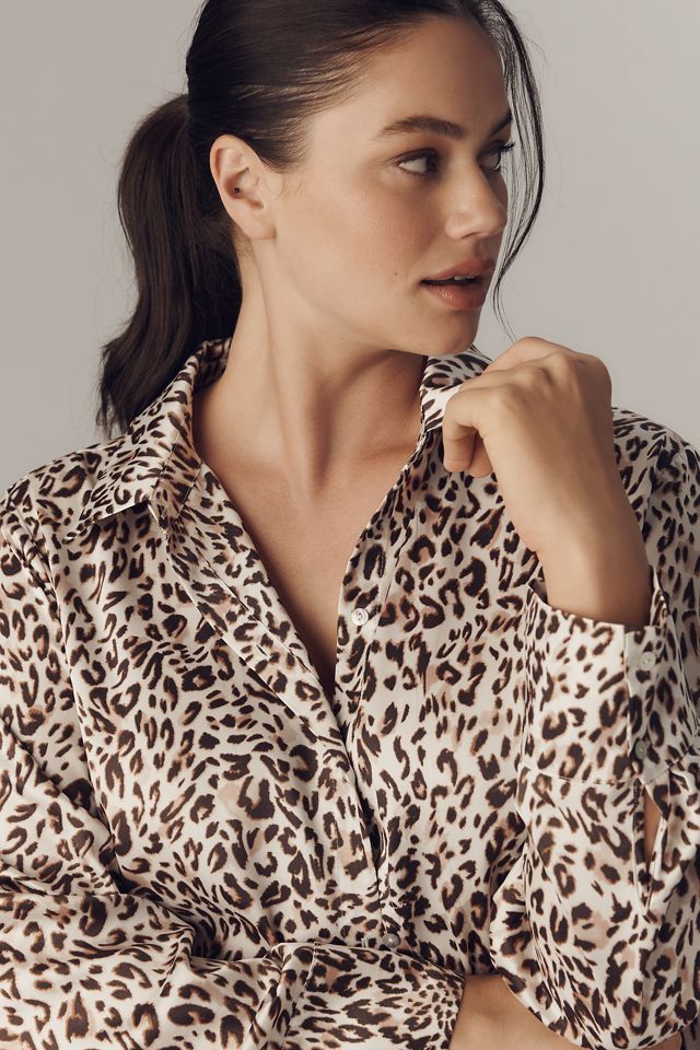 Maeve Long-Sleeve Scarf Blouse #8