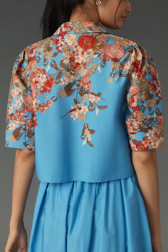 Maeve Lantern-Sleeve Blouse #2