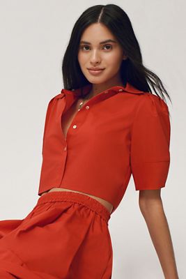 Hutch Strapless Bubble Peplum Top
