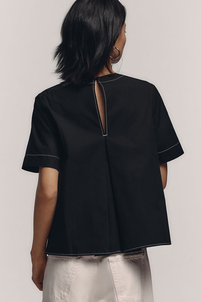 emm ensemblesleeve blouse 黒