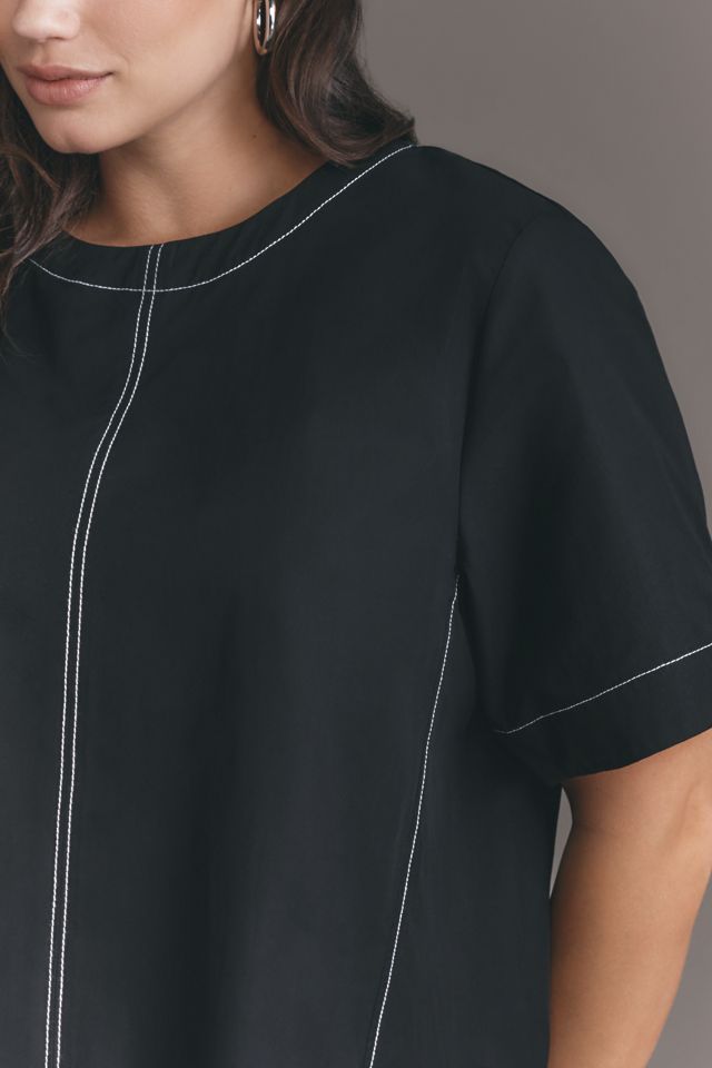 The Emmy Short-Sleeve Swing Blouse by Maeve #6