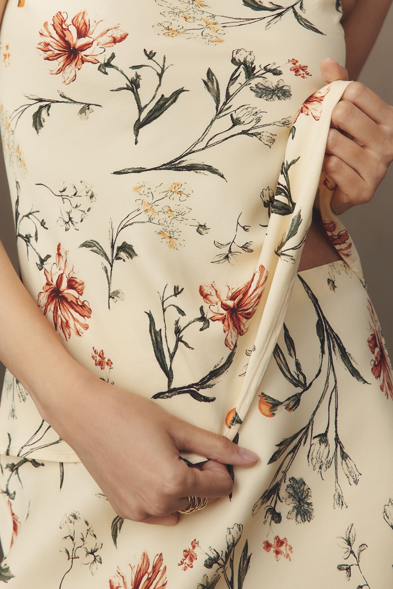 By Anthropologie Silky Waves Strapless Woven Blouse