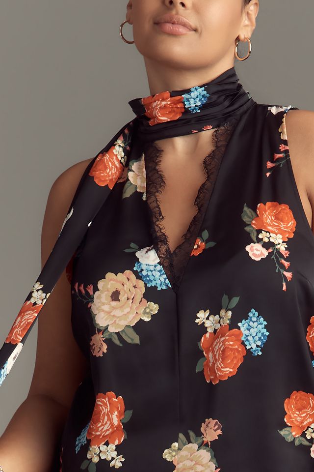 By Anthropologie Silky Halter Tank #5