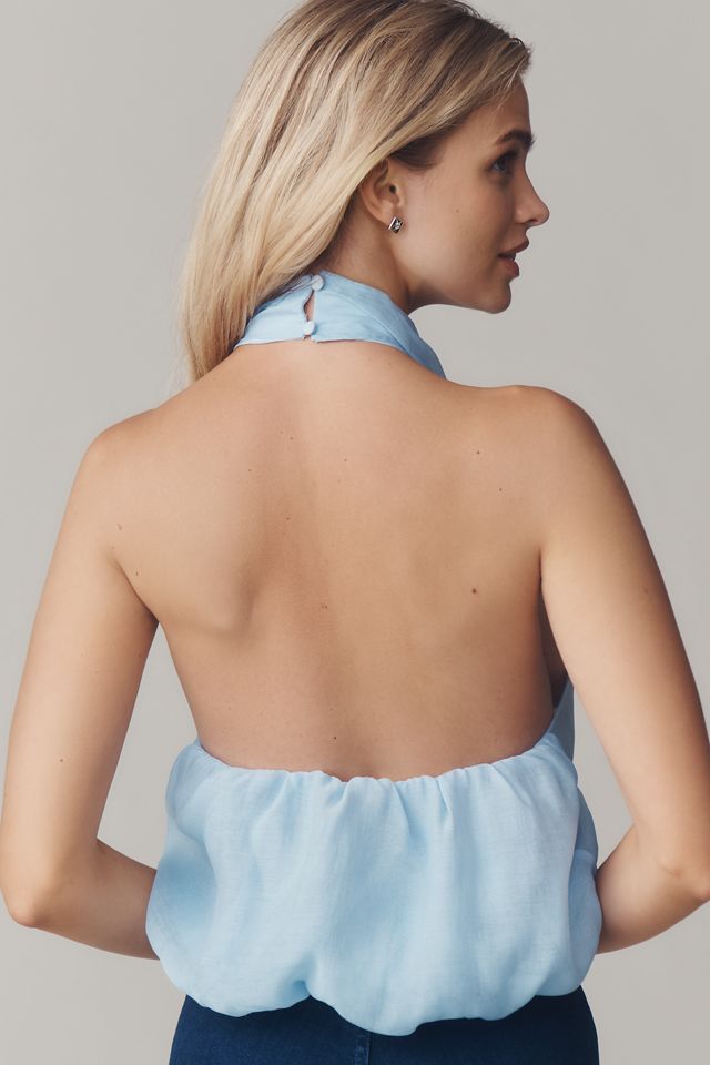 By Anthropologie Layered Halter Sleeveless Blouse #1