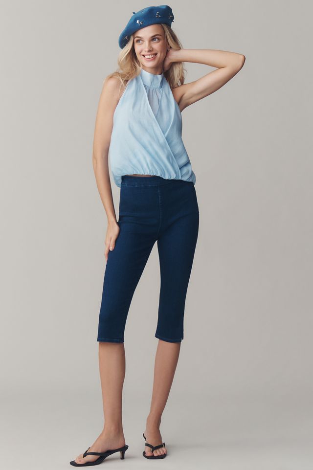 By Anthropologie Layered Halter Sleeveless Blouse #2